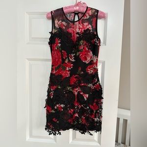 Mini floral dress